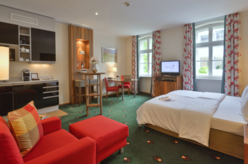 Unser City Studio Apartement City Studio Wohnbereich