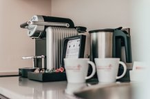 Nespresso Maschine auf dem Zimmer Hotel München Innenstadt