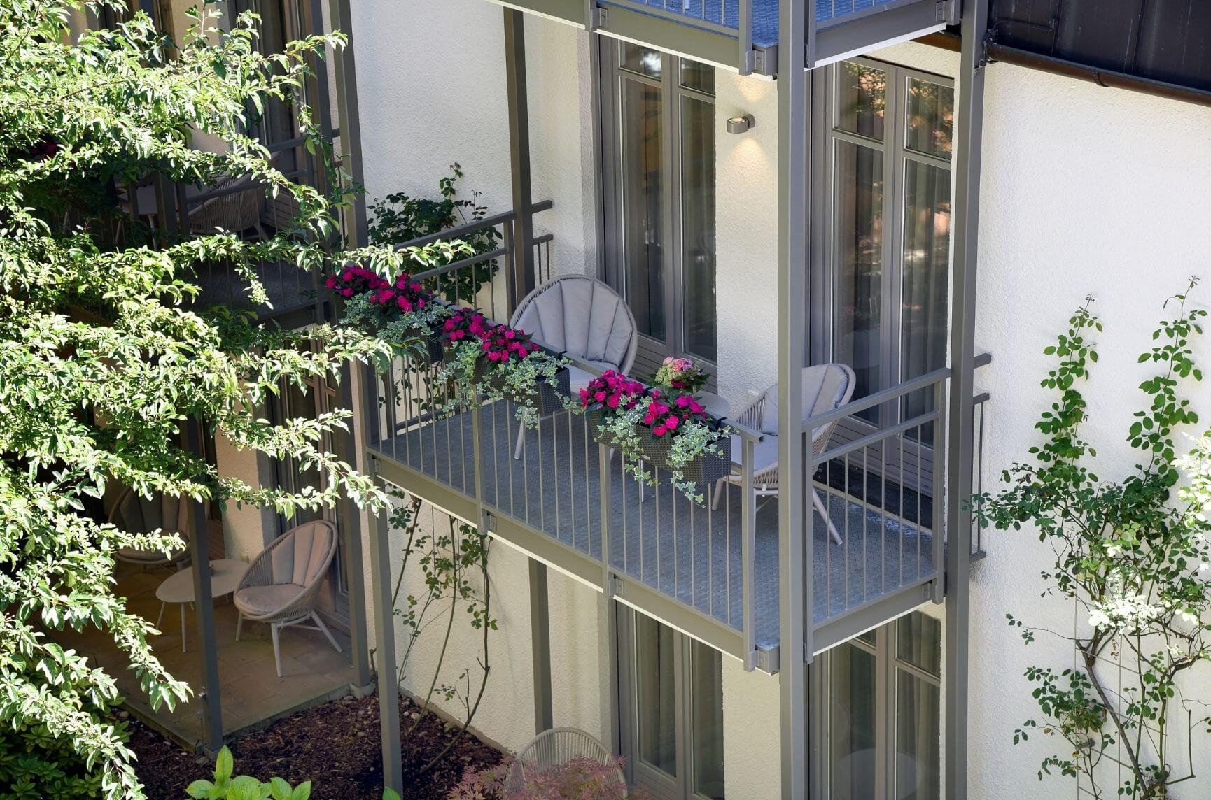 Balkon der Family Maisonette
