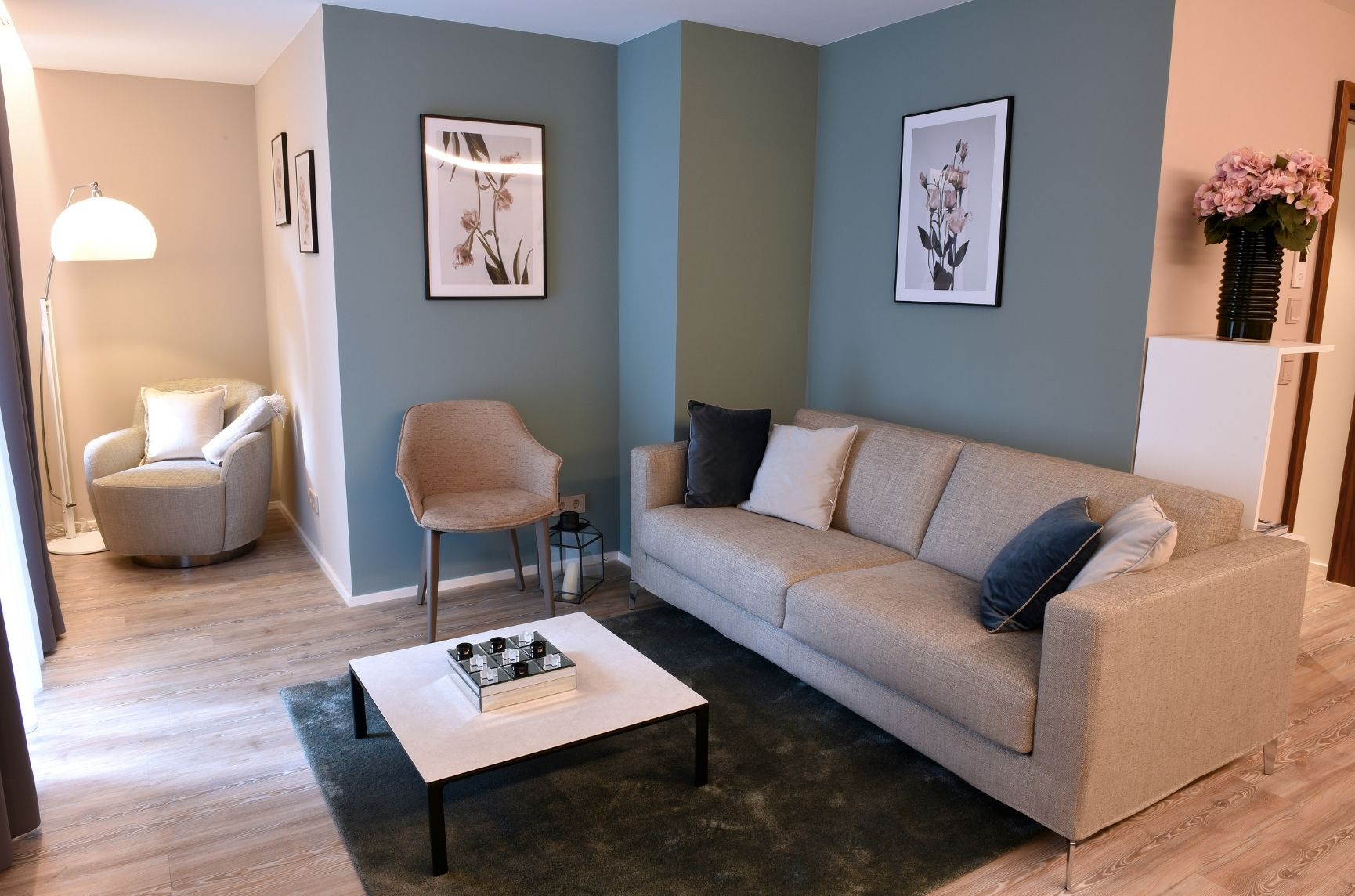 Wohnbereich der Company Suite