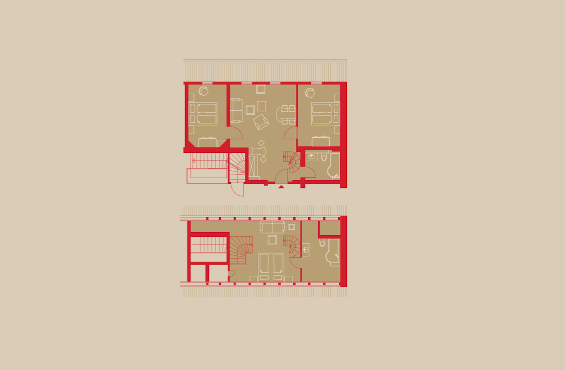 Grundriss Familiy Maisonette